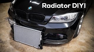 My Radiator Cracked  BMW E90 DIY Replacement [upl. by Aillicsirp361]