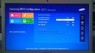 Como dar boot pelo pendrive no notebook Samsung BIOS configuration [upl. by Ciprian497]