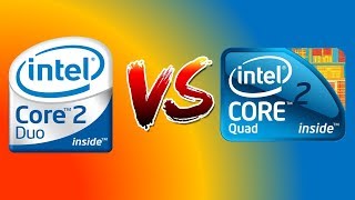 Core 2 Duo E8500 VS Core 2 Quad Q6600 Processor Comparison Which One is Best [upl. by Girardi]