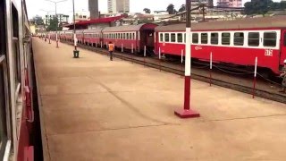 カメルーン鉄道 ヤウンデ駅到着 [upl. by Ahsinek393]