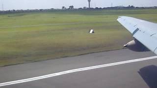 VC10 Takeoff from Nairobi filmed from side windowm [upl. by Sucramel]