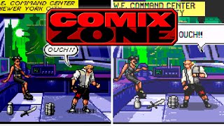 Comix Zone  Versions Comparison HD 60 FPS [upl. by Alinoel510]