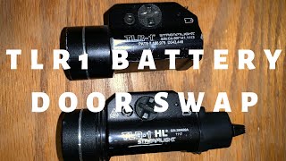 Swapping Out Battery Doors on a Streamlight TLR1 Weaponlight [upl. by Falconer]