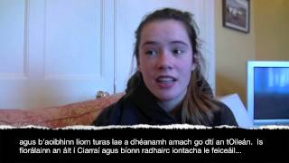 Irish Leaving Cert Oral Higher Level Béaltriail Hannah [upl. by Arrik]