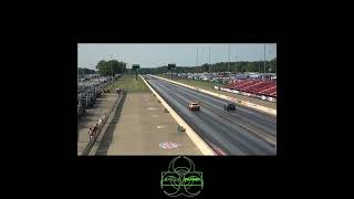 70 gto vs firebird pontiac dragracing [upl. by Nyrrek]