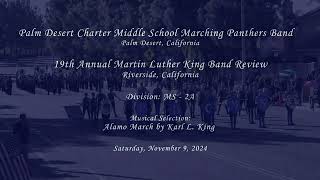 Palm Desert Charter MS  Alamo March  2024 Martin Luther King Band Review [upl. by Yhtrod25]