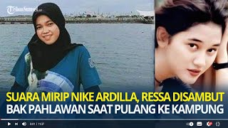 Suara Mirip Nike Ardilla Ressa Disambut Bak Pahlawan Saat Pulang ke Kampung Halaman [upl. by Pilloff]