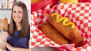 How to Make Hand Dipped Corn Dogs [upl. by Eseerahs]