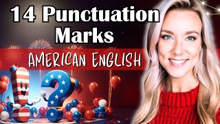 14 Punctuation Marks in American English Usage and Sentence Examples [upl. by Mariya]