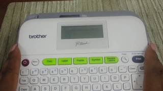 Label Maker UnBoxing Brother PTouch D400 [upl. by Doownel]