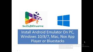 Solid Streamz 18 APK for PC Windows 10 87 Mac iOS iPhone [upl. by Ykcor550]