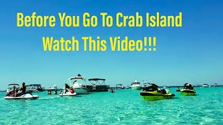 Crab Island  11 Things to Know crabisland Destin florida traveltips [upl. by Annemarie24]