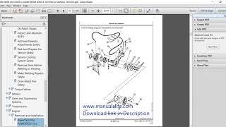 John Deere Service Manual Download [upl. by Tatianas]