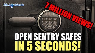 Open Sentry Safe in less than 5 seconds  Mr Locksmith™ [upl. by Yemiaj]