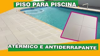 Melhor PISO ANTIDERRAPANTE PARA PISCINA Produto Pó de Pedra além de ANTIDERRAPANTE não esquenta [upl. by Azriel171]