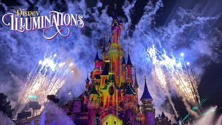 4KBEST VIEW Disney Illuminations 2021  Opening Night  Disneyland Paris [upl. by Argyres]