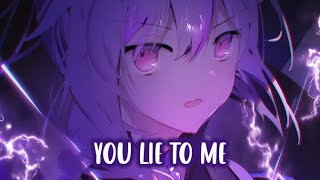 Nightcore  Lie To Me Lyrics [upl. by Rehptosirhc84]