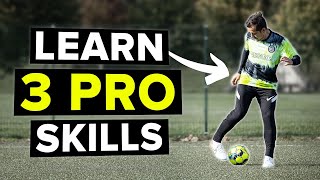 Learn 3 COOL pro football skills to show off [upl. by Beisel]