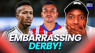 EMBARRASSING DERBY ATLETICO MADRID vs REAL MADRID REACTION [upl. by Mis]