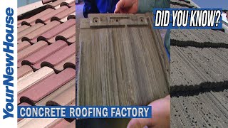 Fire Proof Roof Cement Roofing Tile Factory Tour  Did You Know [upl. by Nomaid]