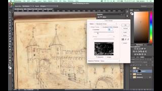 How to remove brown agespots and paper stains from old documents in Photoshop [upl. by Giacomo]