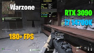 i7 14700K amp RTX 3090  Warzone 2  Competitive Settings [upl. by Eldnik158]