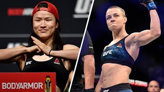 UFC 261 Zhang vs Namajunas  Training For Destruction  Fight Preview [upl. by Dorina135]