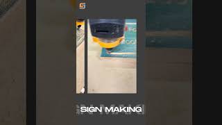 Sign Making with STEPCRAFT stepcraft cncrouter CNC DesktopCNC thinkitmakeit signmaking [upl. by Okoy]