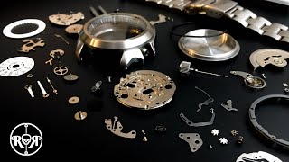 ASMR  The watch puzzle  Seiko Galaxy Dial  NH36 mechanical watch movement assembly [upl. by Enenej933]