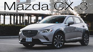 2022 Mazda CX3 Review  Goodbye to this little subcompact SUV [upl. by Enutrof]