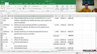 Cálculo de costos en un proyecto  Microsoft Project [upl. by Melville]