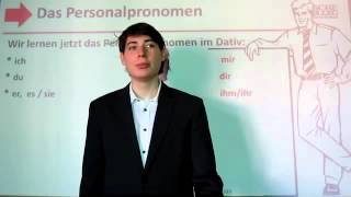 A1 Kap02 Personalpronomen im Dativ Deutsch lernen A1 [upl. by Cimbura]