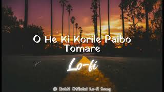 ওহে কি করিলে বলো পাইবো তোমারে  Lofi  O he Ki Korile Bolo Paibo Tumare Lofi Song [upl. by Aracat825]