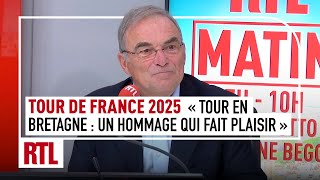 Tour de France 2025 quot40 ans plus tard un Tour qui revient en Bretagne un hommage qui fait plaisirquot [upl. by Murial]