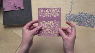 Detailed Floral Thinlits Dies by Stampin’ Up [upl. by Nossah]