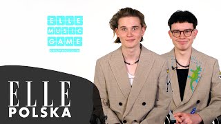 Kacperczyk śpiewają i rapują piosenki Maty Sanah i Young Leosi ELLE Music Game [upl. by Eelarual]