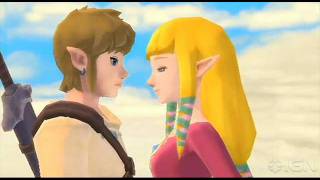 The Legend of Zelda Skyward Sword  Ending Kiss Scene Spoilers [upl. by Hueston]