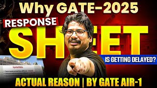 ACTUAL DATE of RESPONSE Sheet 🔥 of GATE2025 Revealed  GATE2025 ResponseSheet AnswerKey NEGIsir [upl. by Yssim]