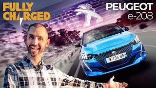 Peugeot e208 Test Drive  Fully Charged [upl. by Novyak]