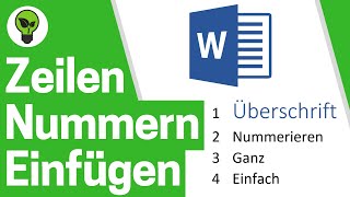 Word Zeilen Nummerieren ✅ ULTIMATIVE ANLEITUNG Wie Zeilennummern amp Zeilennummerierung Einfügen [upl. by Banebrudge]