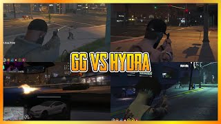 HYDRA vs GG At Parkade  NoPixel GTA RP [upl. by Canotas902]