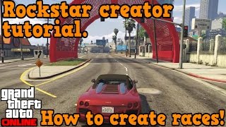 How to create races  GTA online guides [upl. by Iron]