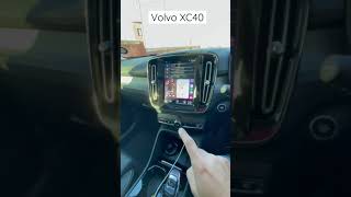 Infotainment screen in the Volvo XC40 [upl. by Leilamag32]