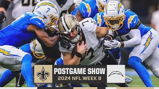 Chargers vs Saints Postgame Show  2024 NFL Week 8 [upl. by Tempa]