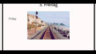 12 LEARN GERMAN WEEKDAYS  LERNE DEUTSCH WOCHENTAGE [upl. by Attenreb735]