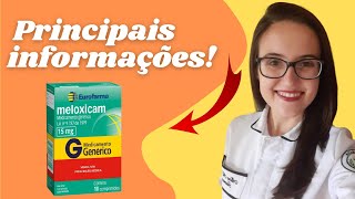 MELOXICAM para que serve Tire suas dúvidas [upl. by Ecnaret996]