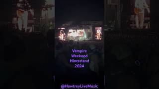 Vampire Weekend hinterland 2024 shortsfeed livemusic shorts concert short musicfestival [upl. by Ennasus]