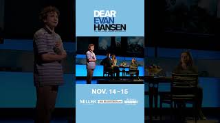 Nov 14–15 • DEAR EVAN HANSEN • Miller Auditorium in Kalamazoo MI [upl. by Gnanmos]