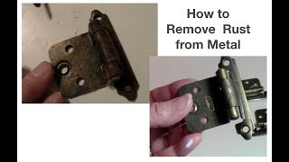 How to Remove Rust From Metal [upl. by Lleira]