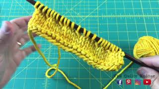 Learn to YO SSK No talking Just knitting [upl. by Bakki]